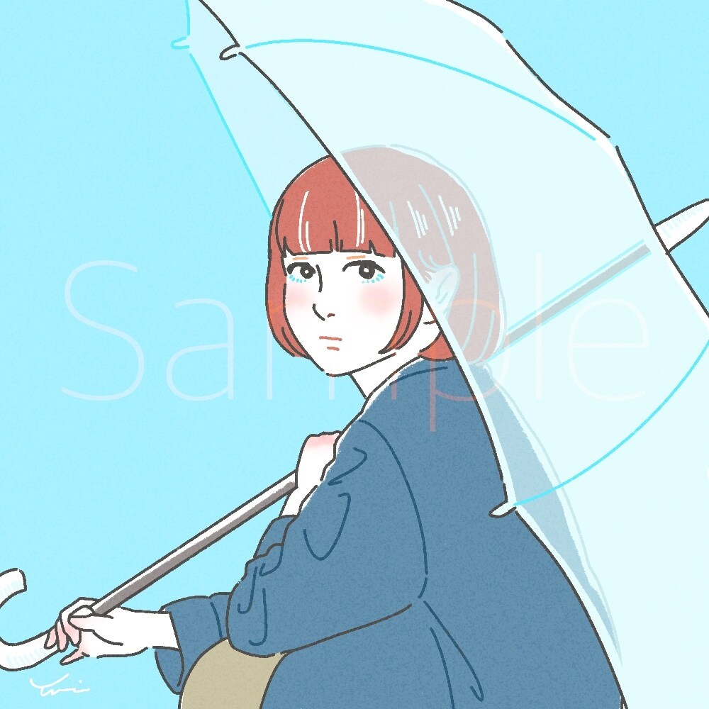 お写真を元におしゃれなニュアンス似顔絵描きます SNS、ブログ、プレゼント、名刺など用途はたくさん！ イメージ7