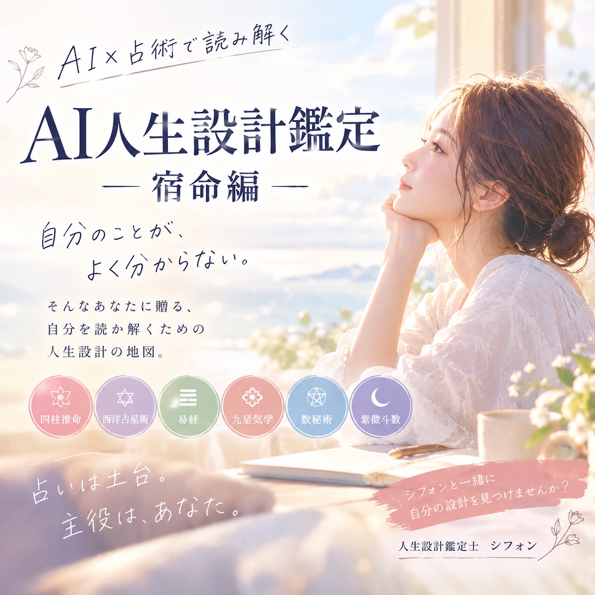 AI×6つの占術で人生設計を読み解きます 6つの占術から自分の性質・強み・思考傾向を整理します イメージ1