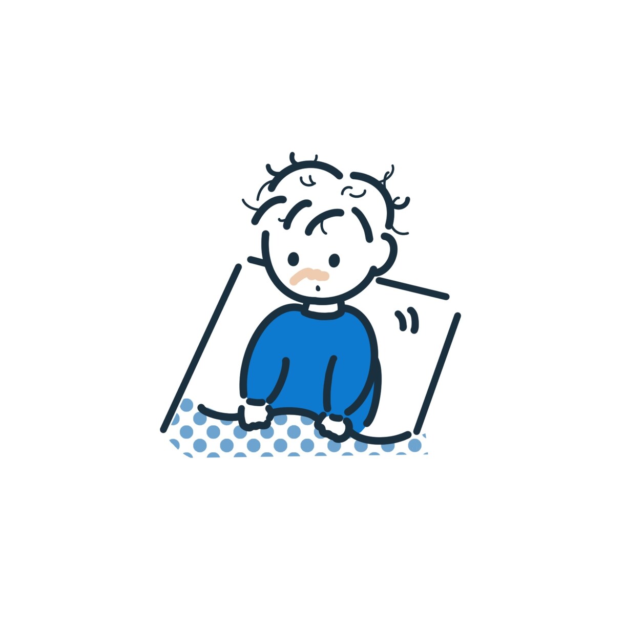 太めの線で日常のひとコマを描きます シンプルなイラストで、特別なひとときを切り抜きます♩ イメージ3