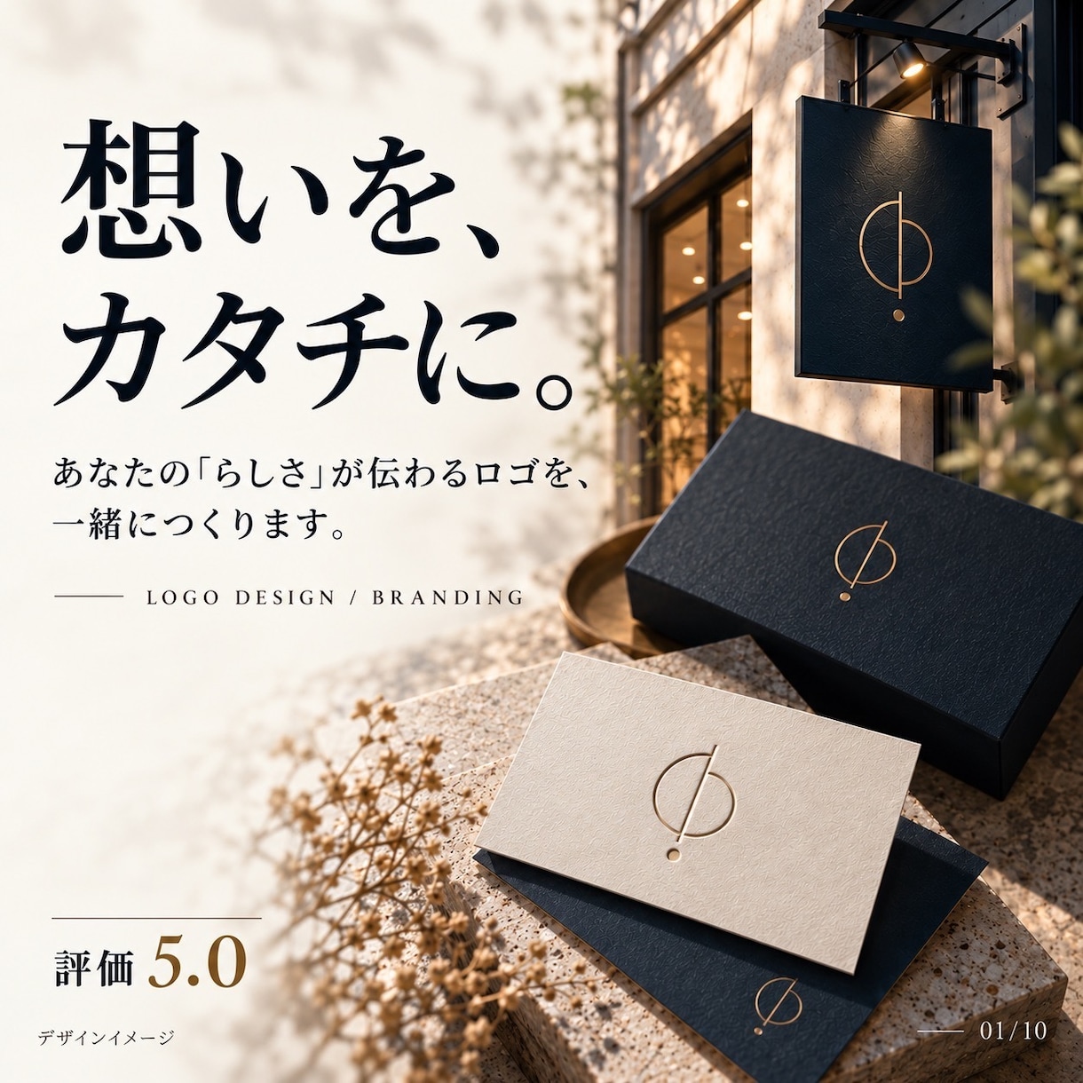 想いをカタチに。ロゴを丁寧に作成します 企業・店舗・ブランドの「らしさ」を形にするロゴ制作 イメージ1