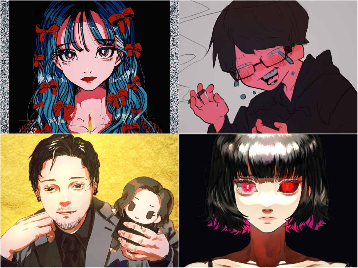 SNSなどで使えるアイコン・ヘッダーを描きます 似顔絵やペットなどもできます◎オリキャラも勿論可◎ イメージ3