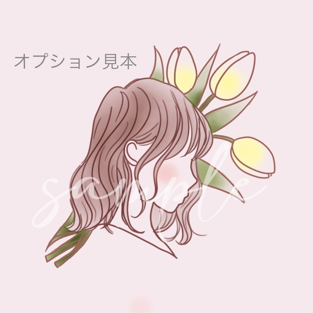 シンプルな横顔アイコン作成致します シンプルなアイコンがお好みな方におすすめです★ イメージ6