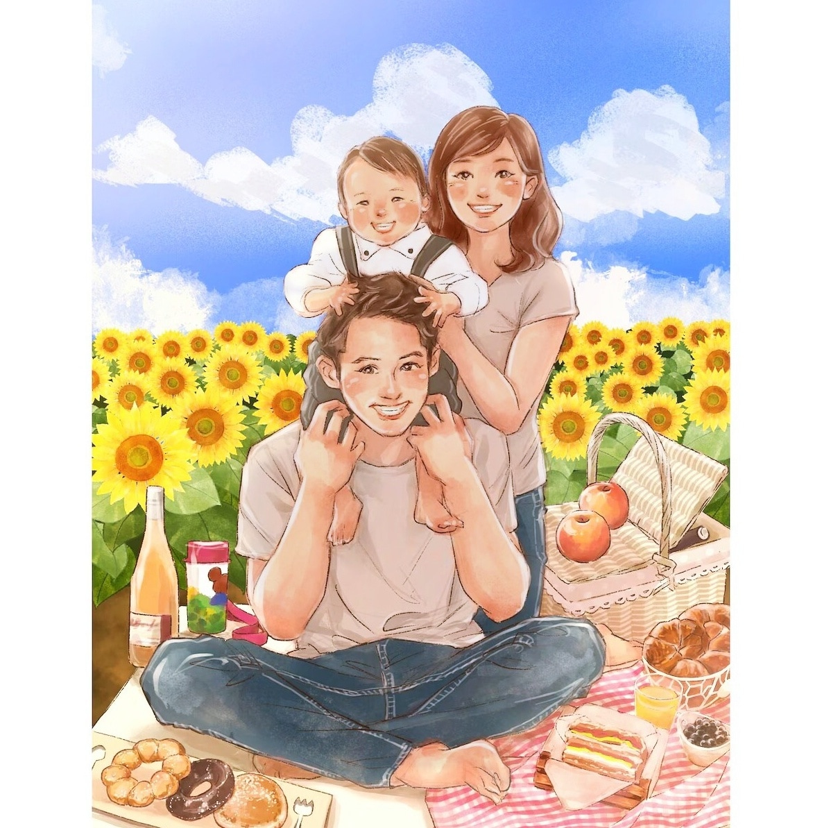 お写真をちょっとマンガちっくにお描きします お祝いのプレゼント、アイコン、ポスターなどにどうぞ！ イメージ6