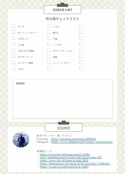 国内旅行のしおりを作成します 自転車で日本縦断した生粋の旅行好きがご案内 イメージ7