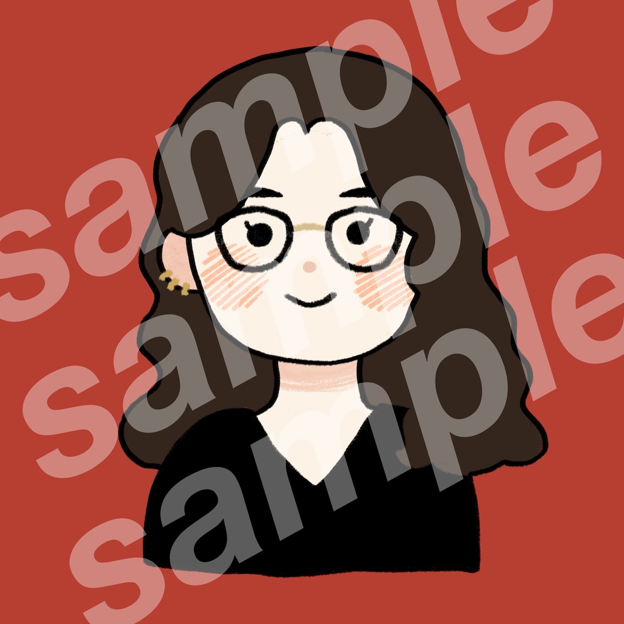個性を生かしたゆるタッチの似顔絵描きます 初めてでも安心◎丁寧なヒアリングであなたの魅力を形にします！ イメージ1