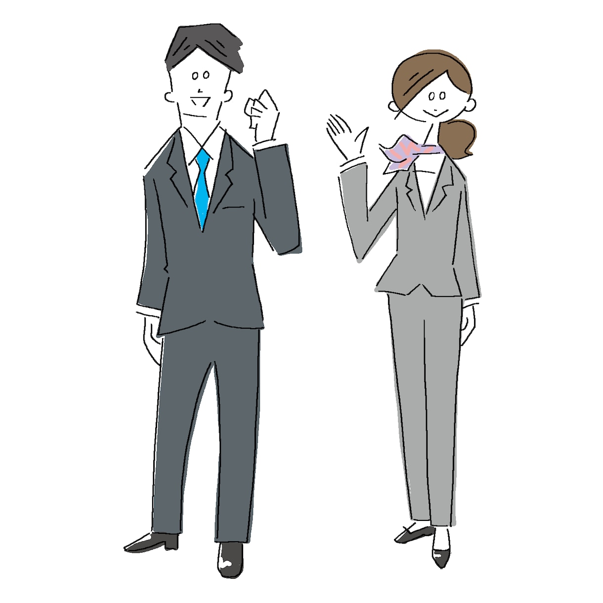 シンプルでラフなイラストを制作します 主張しすぎない、でもあると雰囲気がグッとアップするイラスト イメージ5