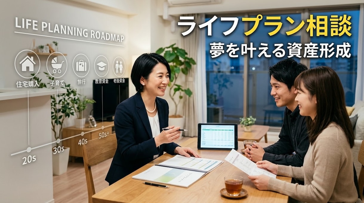 ファイナンシャルプランナーがお金の相談にのります お金の不安を「見える化」&人生を豊かにする秘訣を伝授 イメージ1