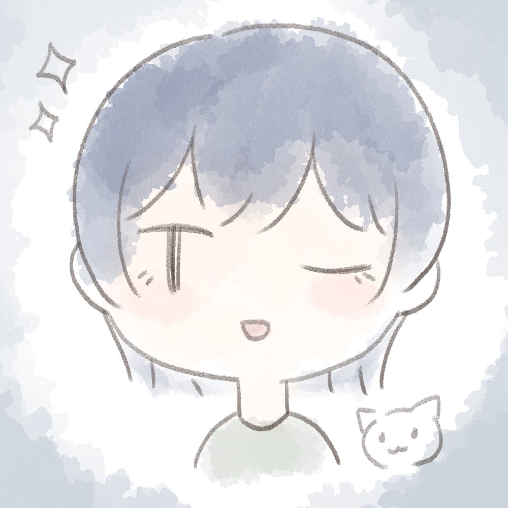 ふんわりかわいいアイコン制作します 水彩風のふんわりとしたイラストを描きます イメージ2