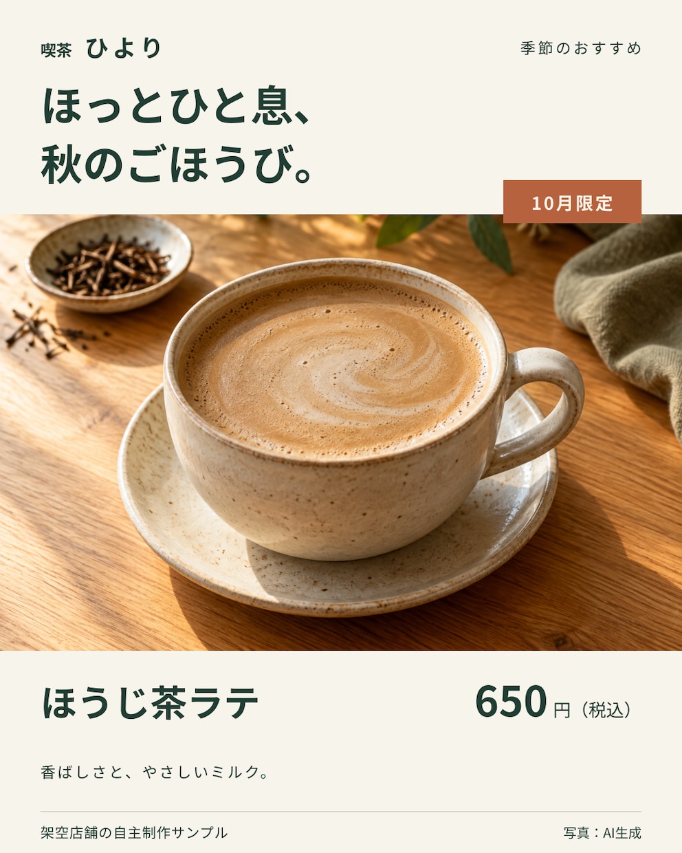 SNS・商品紹介・告知画像を3枚制作します デザインお任せOK。お店やイベントに、投稿文3本付き イメージ2