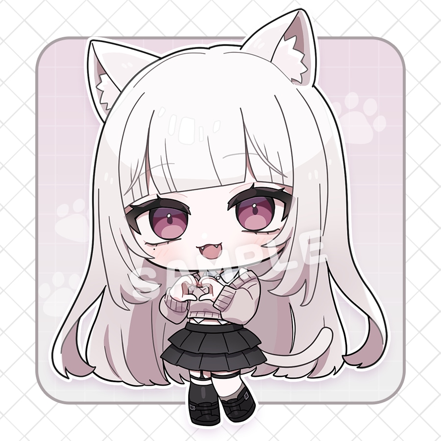 デフォルメイラスト制作いたします アイコンやグッズ、配信活動用など！ イメージ6