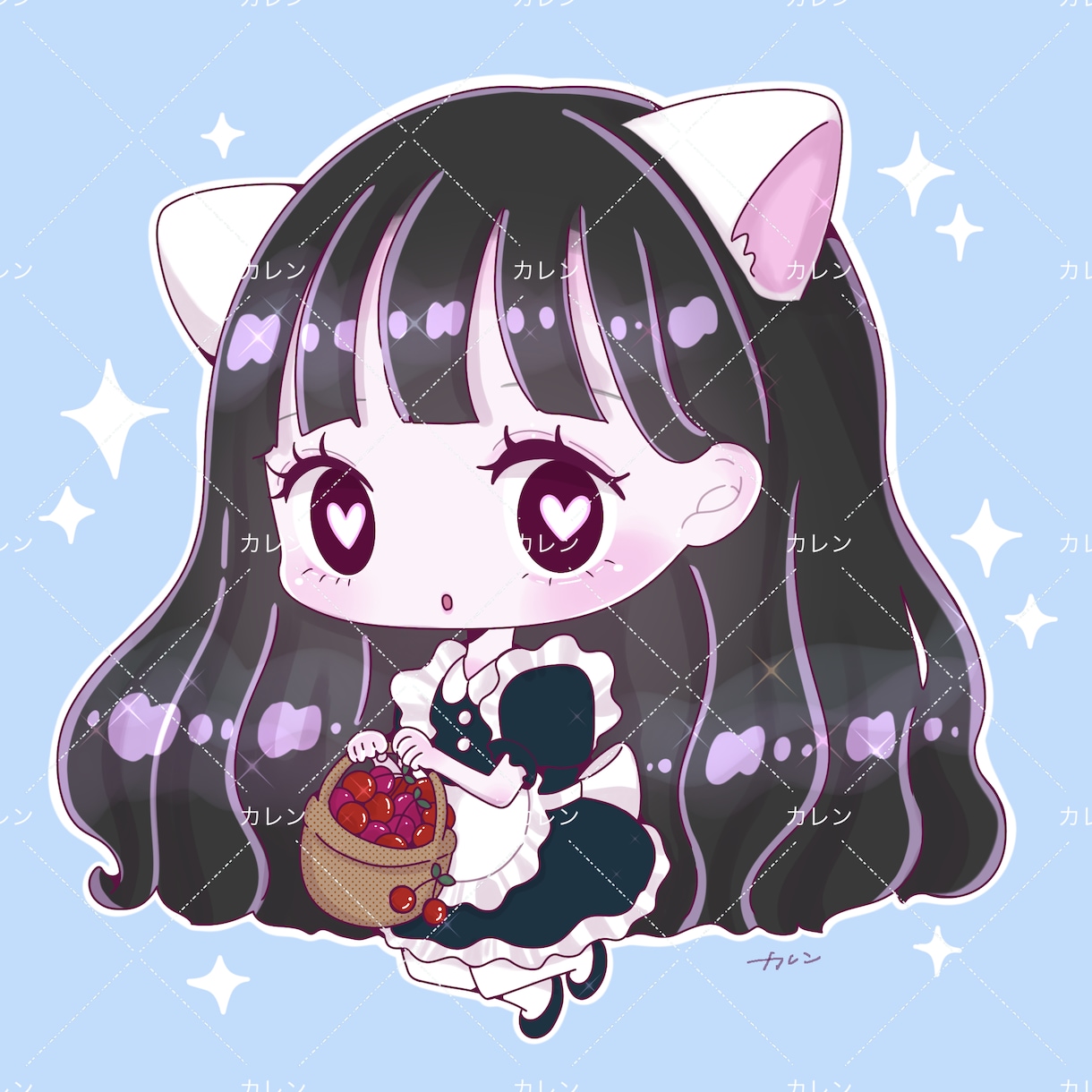 かわいいアイコン作成します 目を惹くかわいいイラストが得意です♡