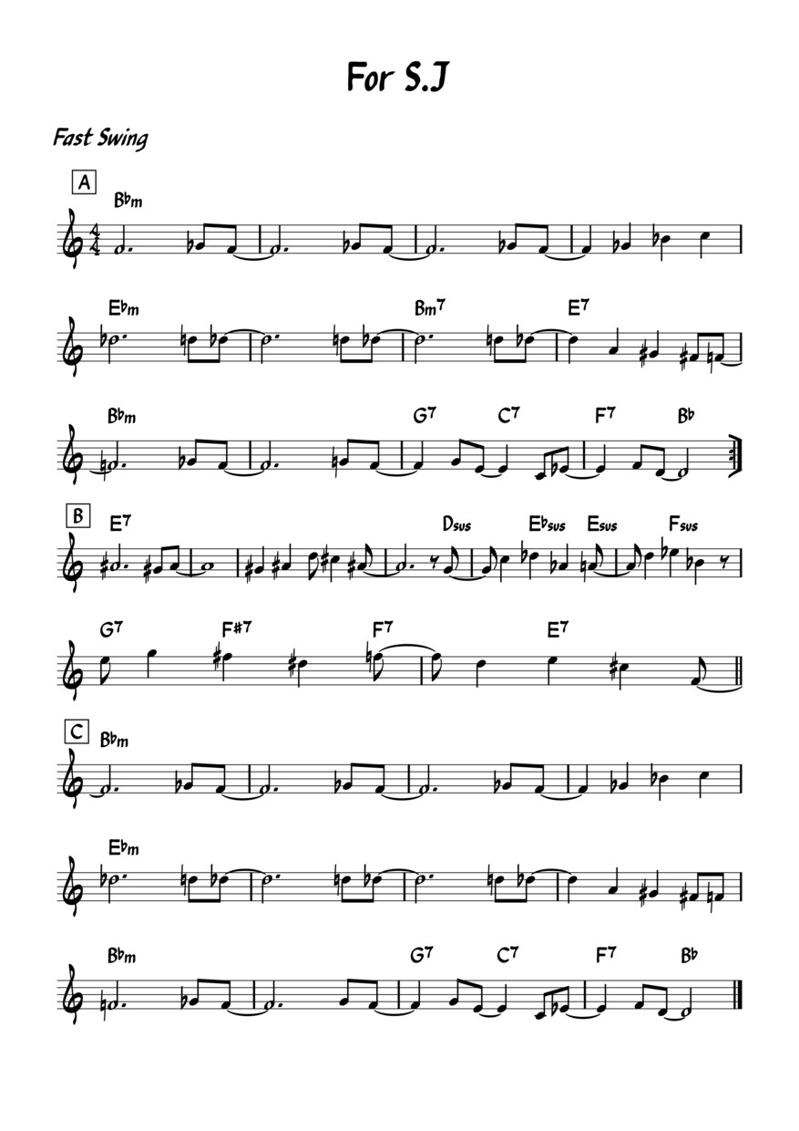 耳コピーでメロディ＋コードの楽譜を作成します 演奏経験豊富なプロのジャズピアニストが作ります イメージ1