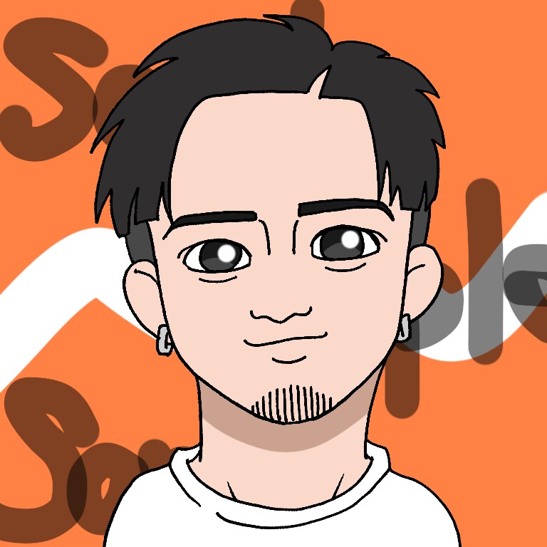 SNSや名刺に最適！写真から似顔絵アイコン描きます 依頼後すぐに制作可能！最短１日で素敵なアイコン納品します！ イメージ3