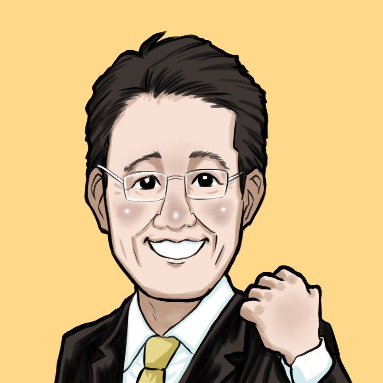 シンプル・ポップ・デフォルメな似顔絵描きます SNSに最適！あなたの良さを可愛くアレンジします イメージ5
