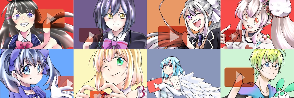 貴方だけのSNS等のアイコン描きます YouTubeやSNS等のアイコンが欲しい方是非！ イメージ2
