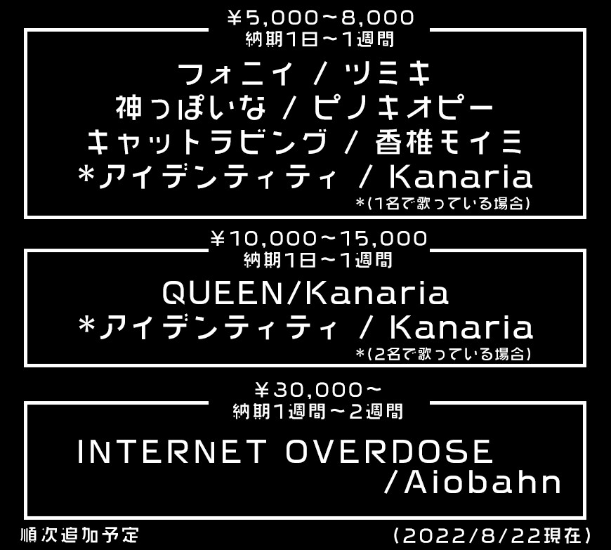 1枚絵からでも歌ってみたのMVの作成致します ご希望に沿ったMVを作成　Vtuber様、歌い手様向け イメージ1