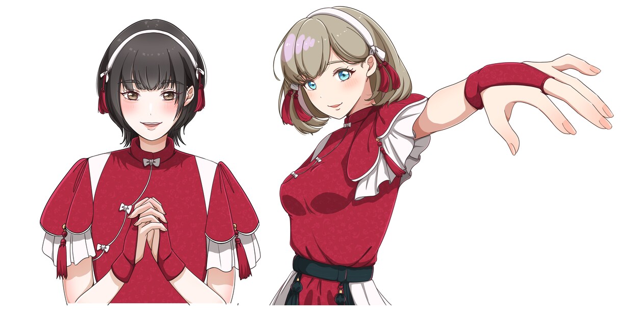 可愛い女の子のイラスト描きます アニメ塗りでオリキャラや推しキャラの顔だけでも描きます！ イメージ10