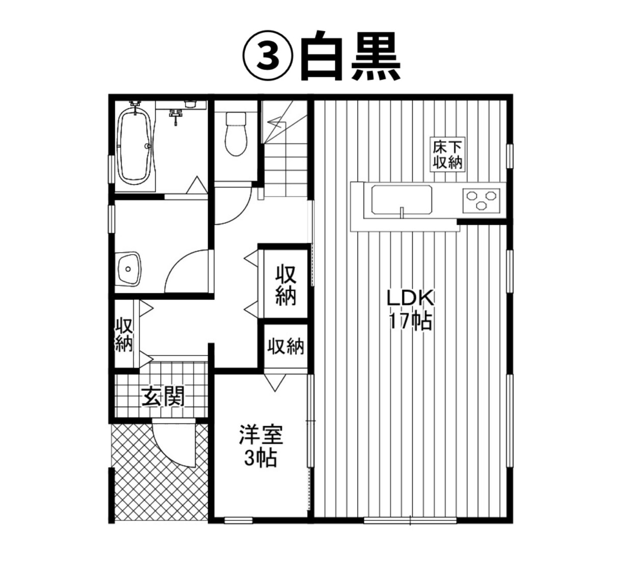 即日納品可！チラシ等広告掲載用の間取図を作成します 修正無制限！出来るだけご希望に沿います！ イメージ4