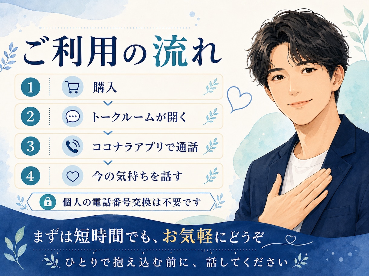 ここが「本気の相談所」あなたの全てを受け入れます 話すだけでも少し心が軽くなる場所です イメージ5