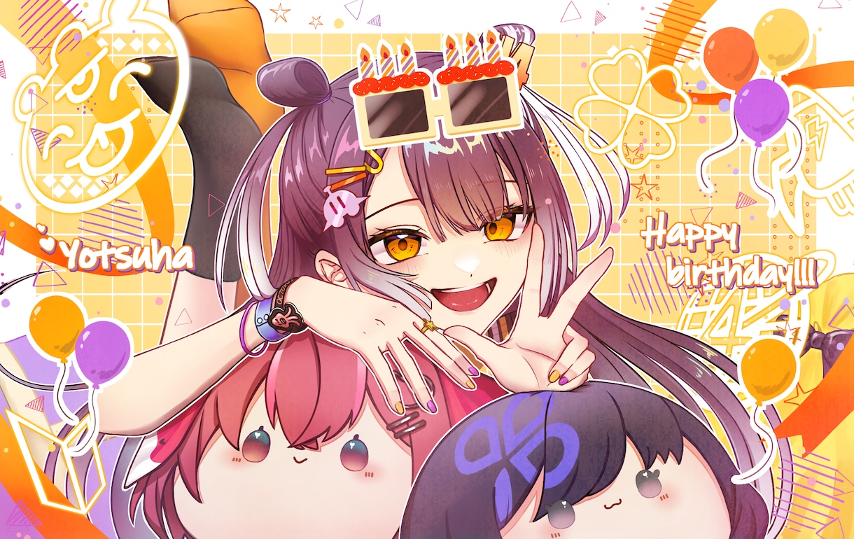 鮮やかな色彩で一枚絵を描きます VTuber活動、誕生日や周年の記念日などにいかがですか？ イメージ9