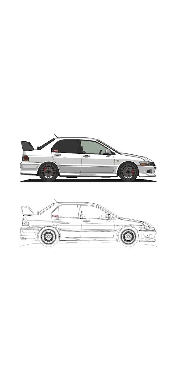 写真をベースに愛車のイラストを作成致します 愛車をイラスト化、ステッカー、ポスター、tシャツなどで使用 イメージ7