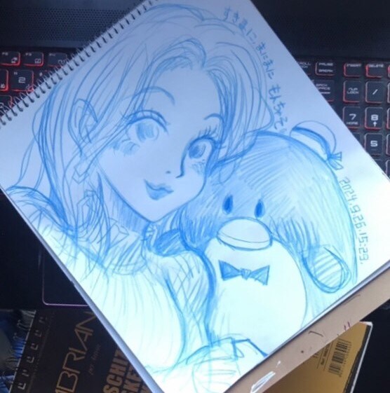似顔絵描きます スケッチブックから描くアナログ風（ツールでの編集も可） イメージ8