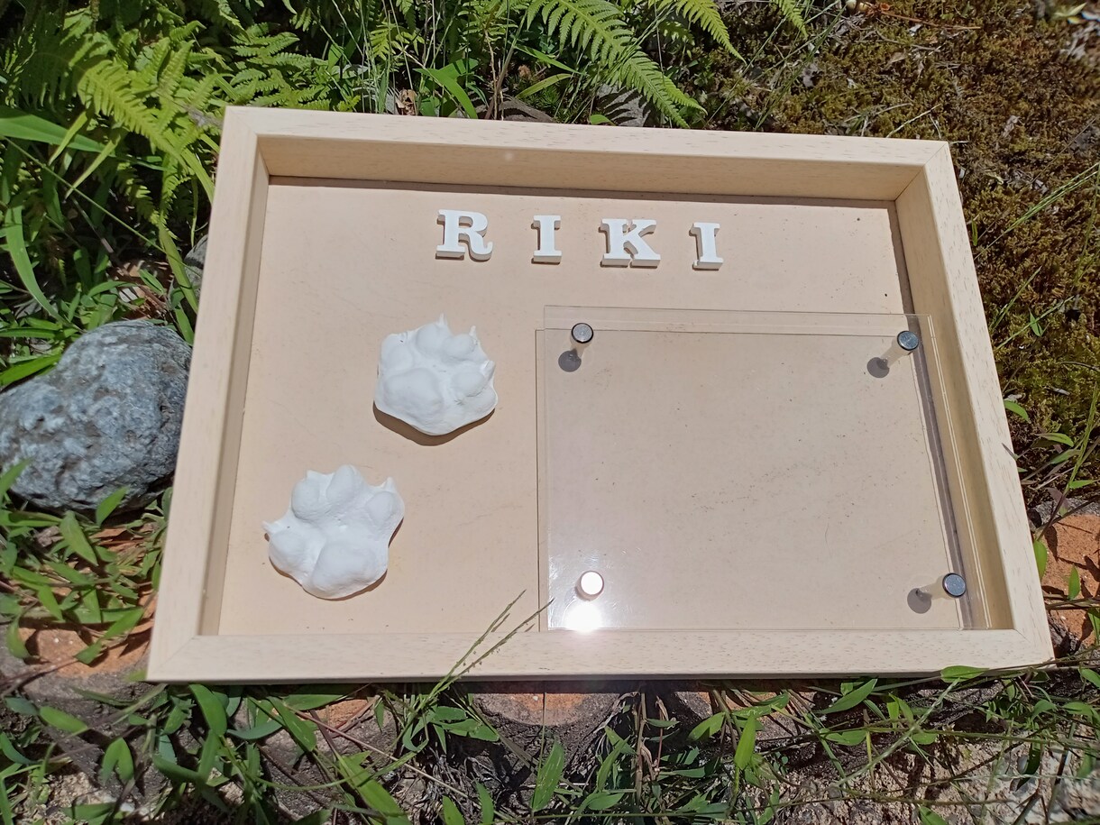 お子様やペットの手型をオーダーメイド作品にします 赤ちゃんやペットの手型をいつまでも残せます。 イメージ3