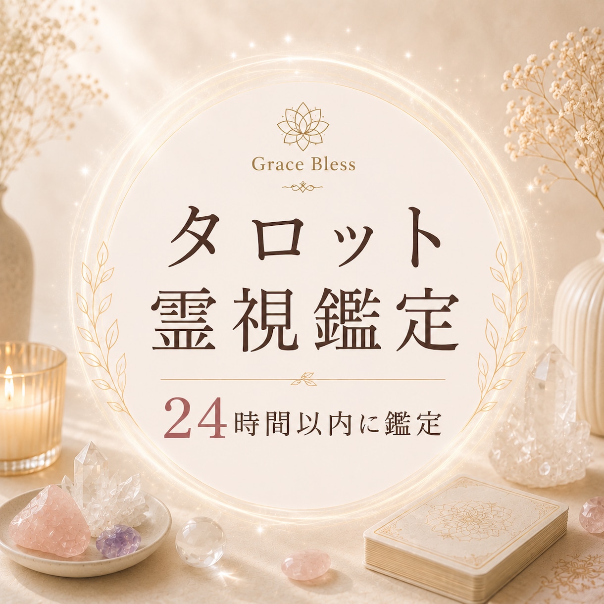 24時間以内❁霊視とタロットカードで丁寧に占います リラックスして、心のままに何でもお話しください イメージ1