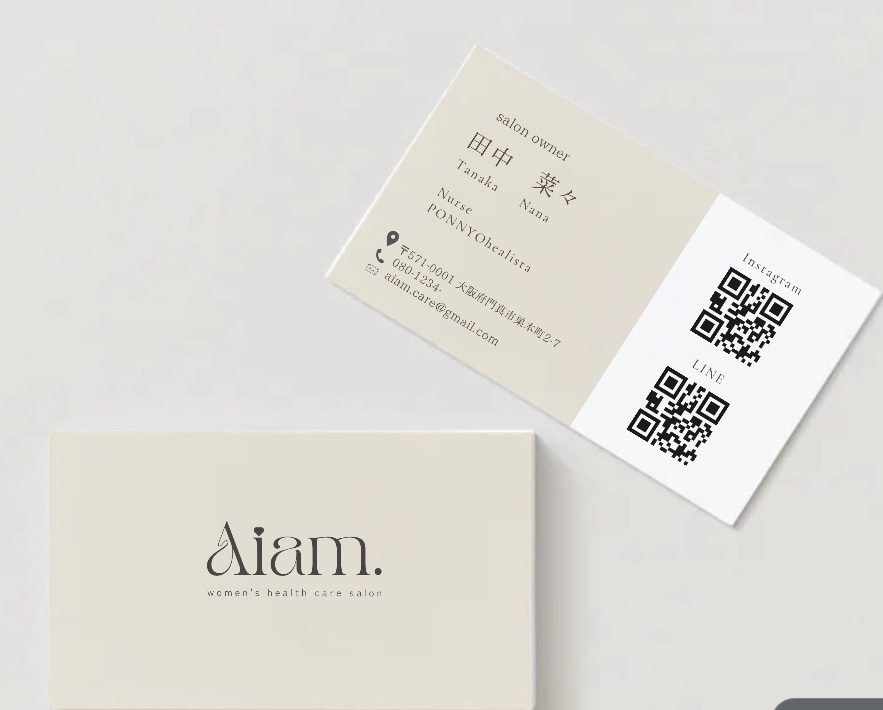 お洒落な名刺、チラシ、リッチメニュー等作成します ショップ、サービスの雰囲気に合うお洒落な画像を作成します イメージ1