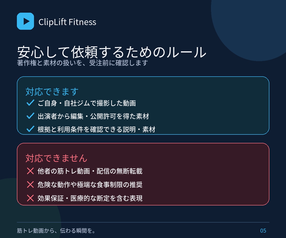 フィットネス系動画をフルテロップの短尺動画にします 同じ素材なら2本目＋1,000円、見どころ選定から丸ごと対応 イメージ5