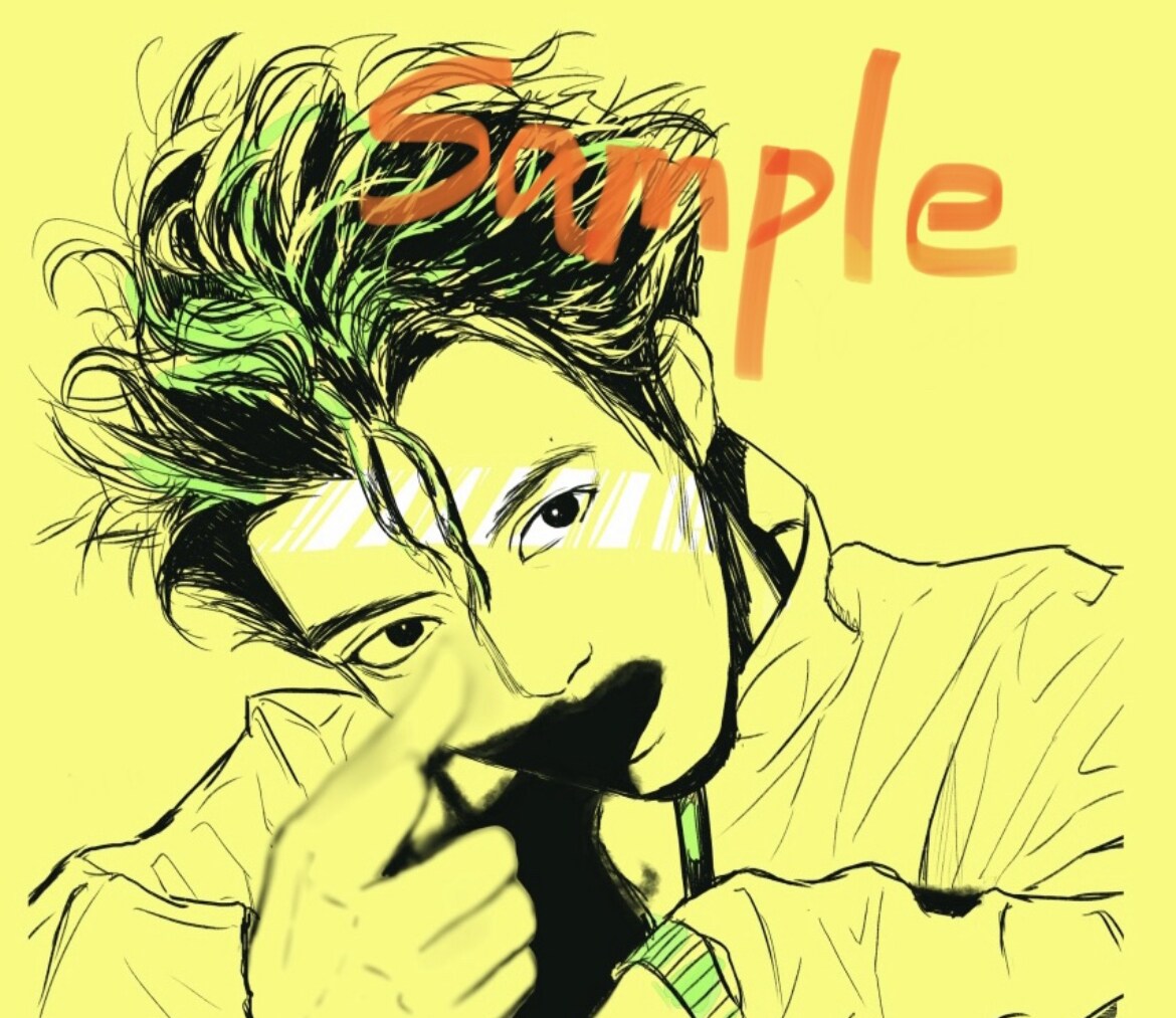 期間限定★シンプルでオシャレな似顔絵を描きます お好きな色で彩色できます(ビジネス・SNSアイコン) イメージ2