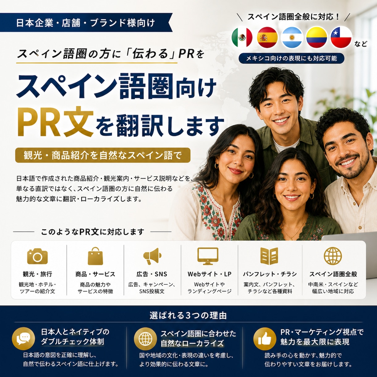 スペイン語圏向けPR文を翻訳します 日本製品の紹介を自然なスペイン語で イメージ1