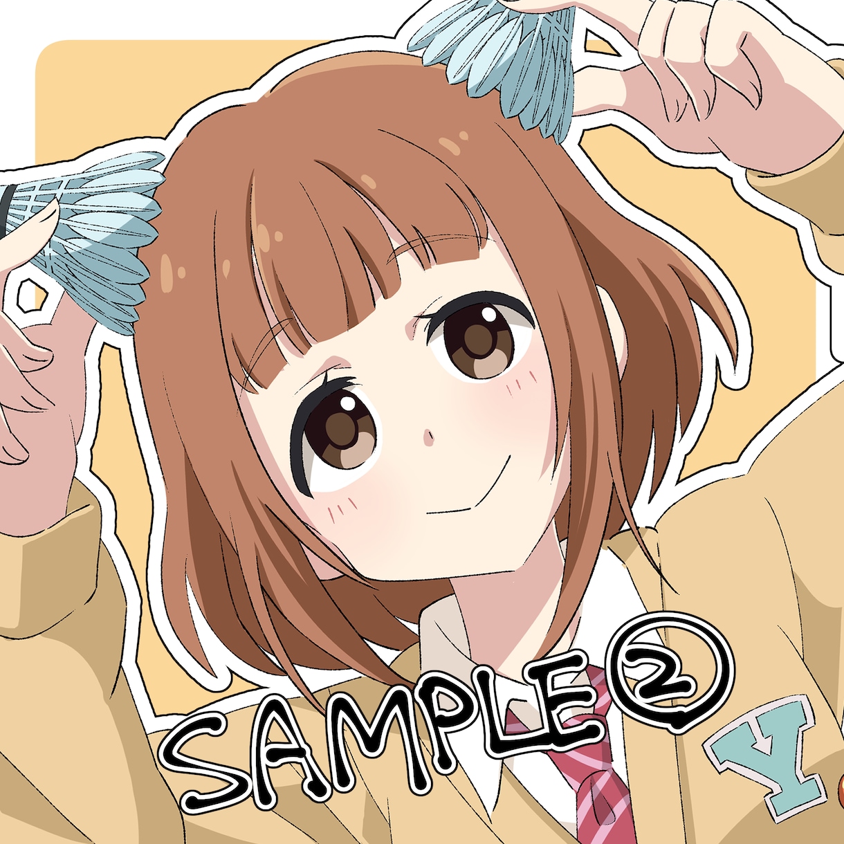 サクッとアニメ塗りイラスト描きます キャッチーなアニメ塗りイラストです！ イメージ3