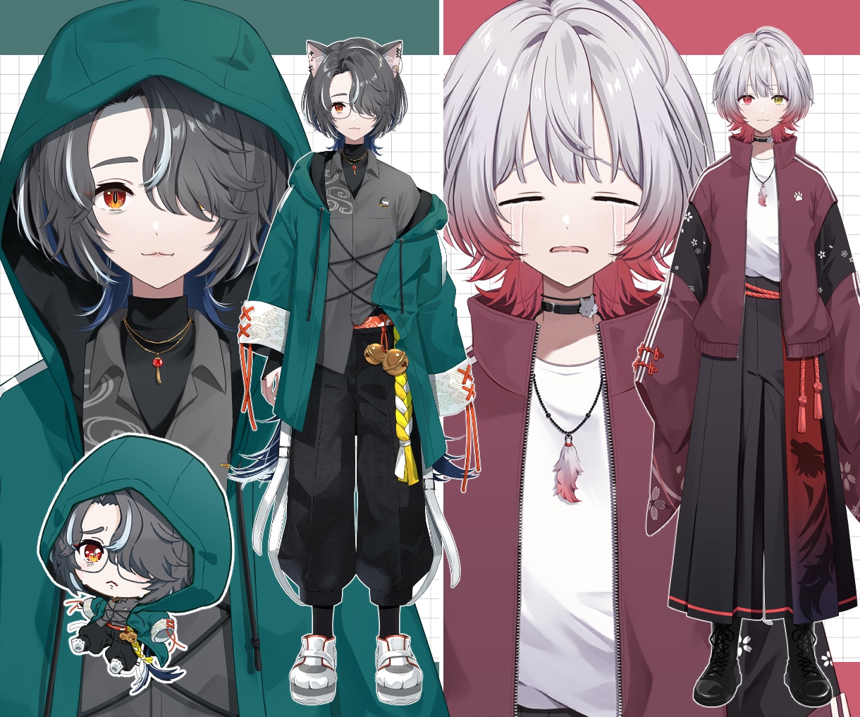 高品質な立ち絵/Live2D用パーツ分け制作します これからVtuberデビューされる方や新衣装などに イメージ7