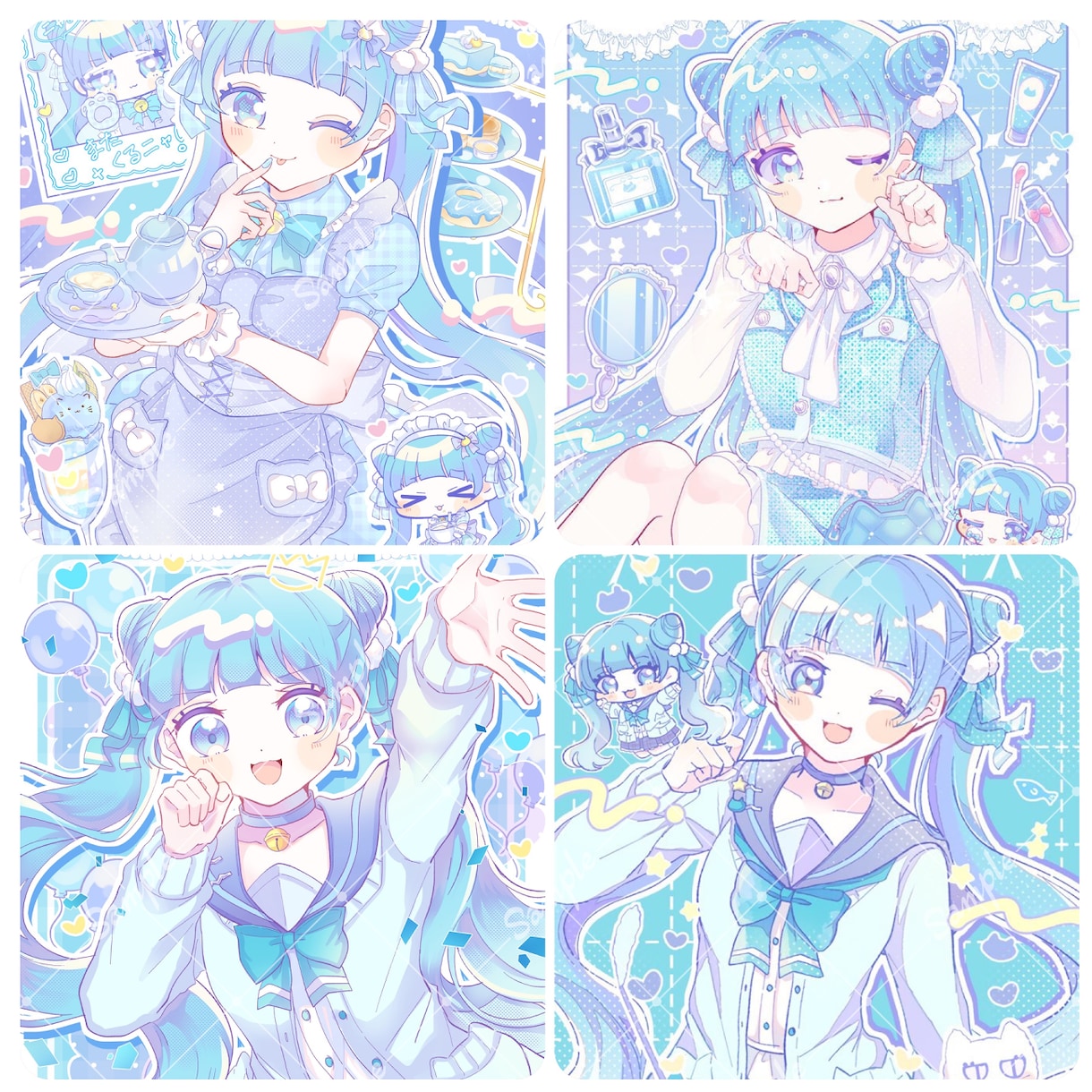用途に合わせた1枚絵を描きます パステルで可愛い1枚絵を制作します！ イメージ3