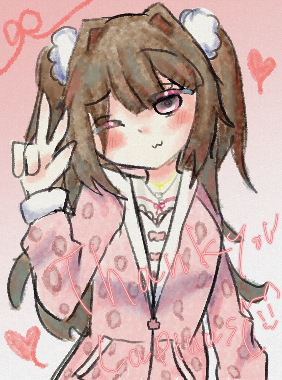 可愛い女の子やケモノのイラスト描きます 水彩風や厚塗りなど様々な塗りがお選びいただけます イメージ10