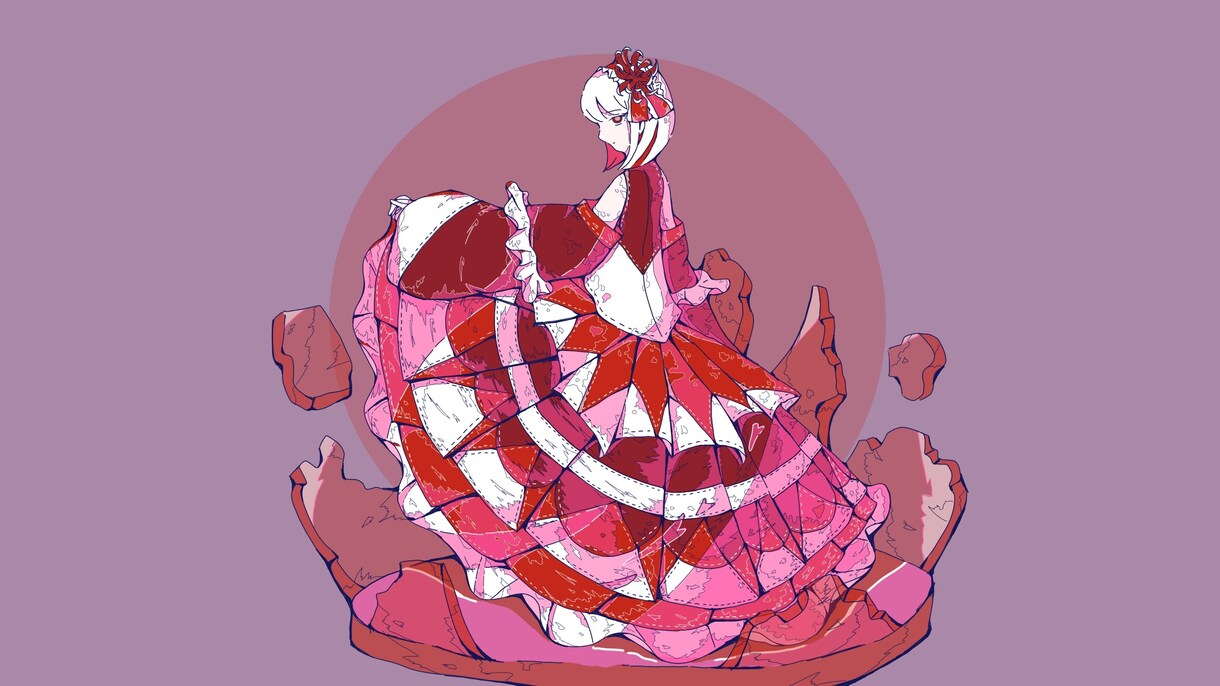 MV用1枚絵イラスト制作します ・ボカロPなど音楽活動においてMV用の1枚絵が必要な方へ イメージ5