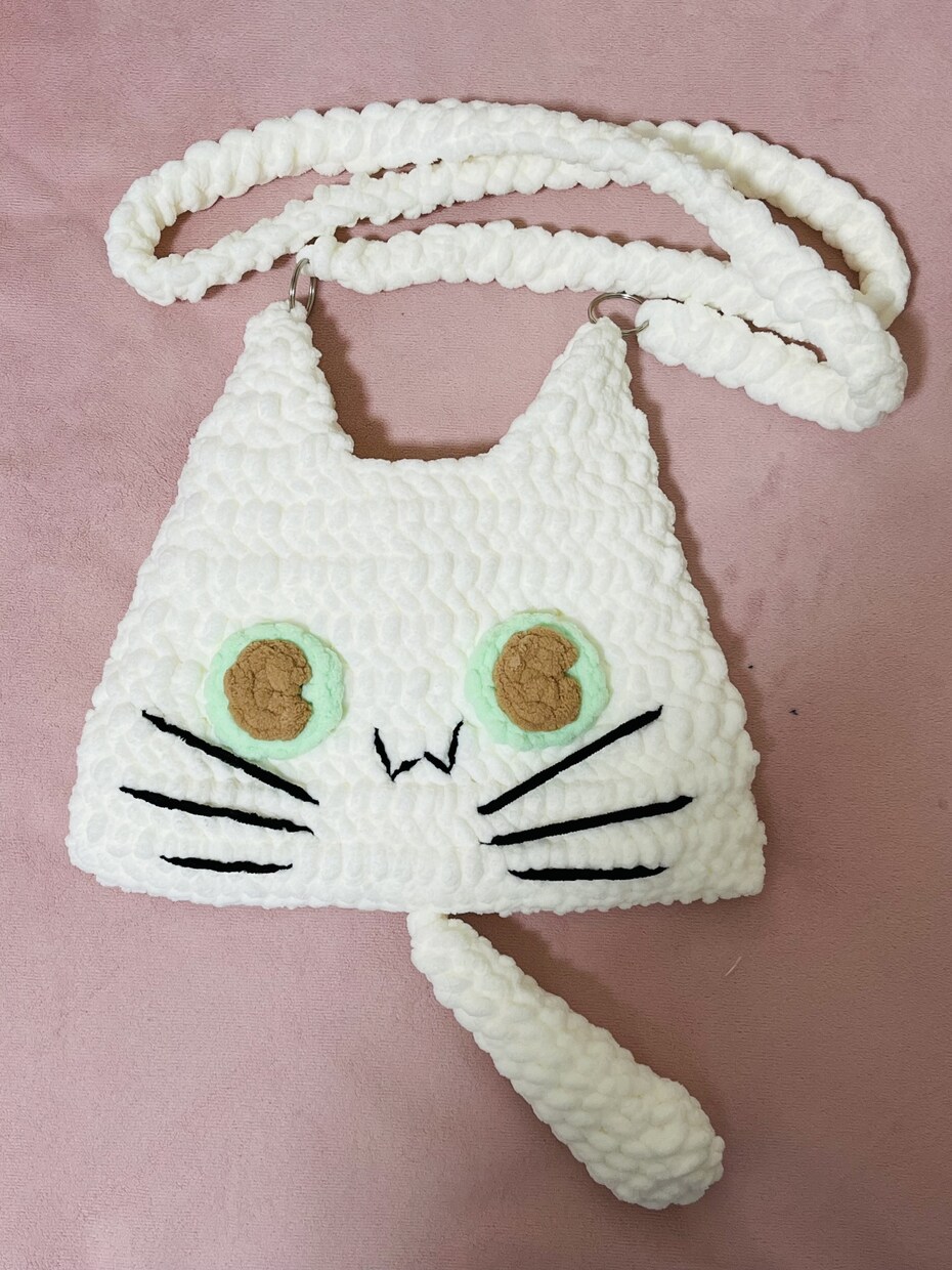 猫ちゃんの形のバッグになります 可愛い猫ちゃんの形のバッグです イメージ1