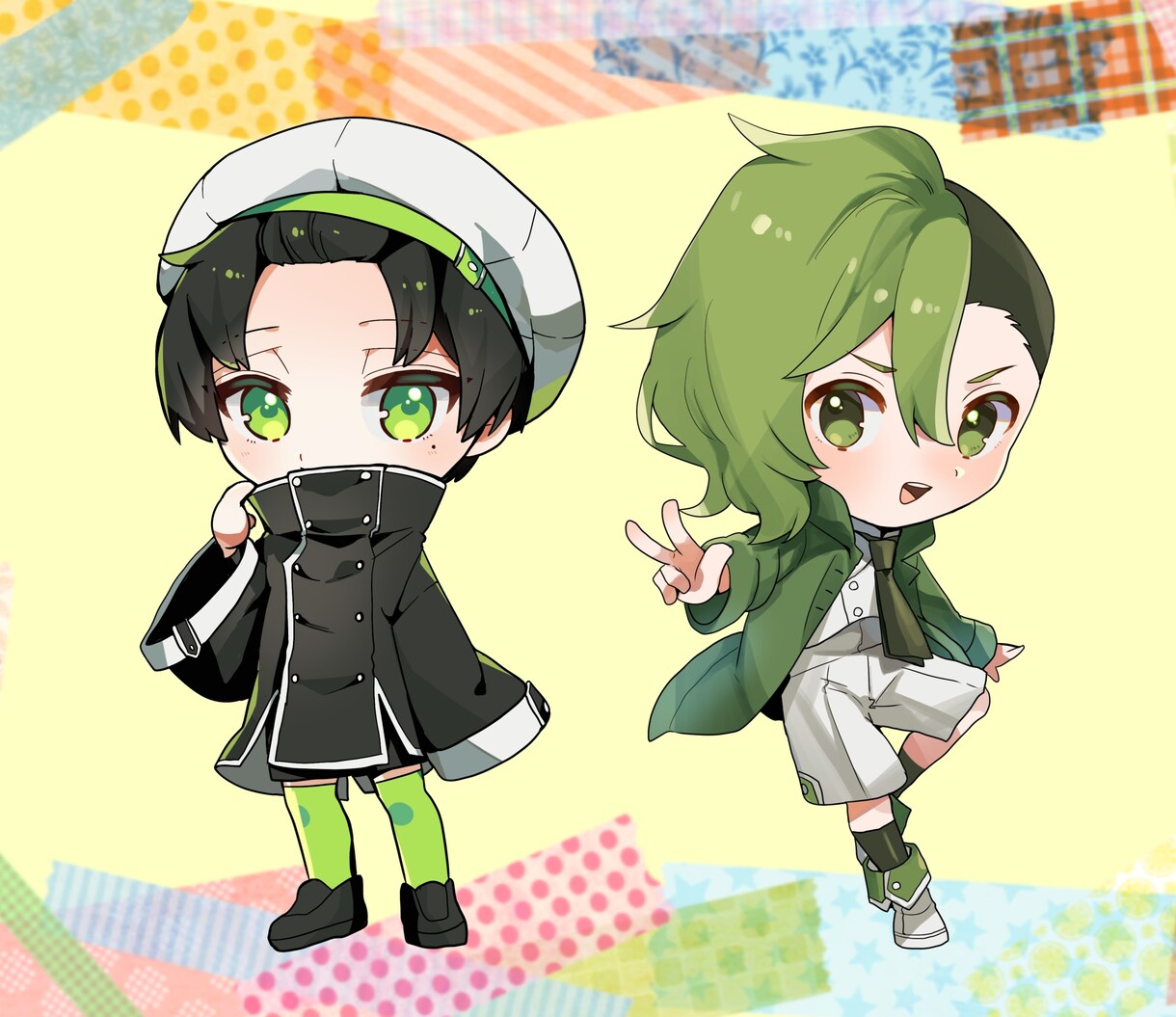 二次利用・商用利用◎ミニキャラ描きます 早く済ませたい方へ、迅速な納品いたします。 イメージ2