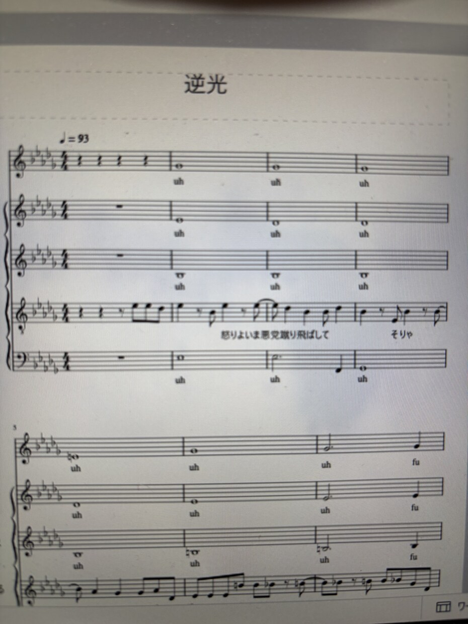 ハモネプ経験者がアカペラ譜作ります 絶対音感×100曲超の制作実績。耳コピからJAZZ編曲まで！ イメージ5
