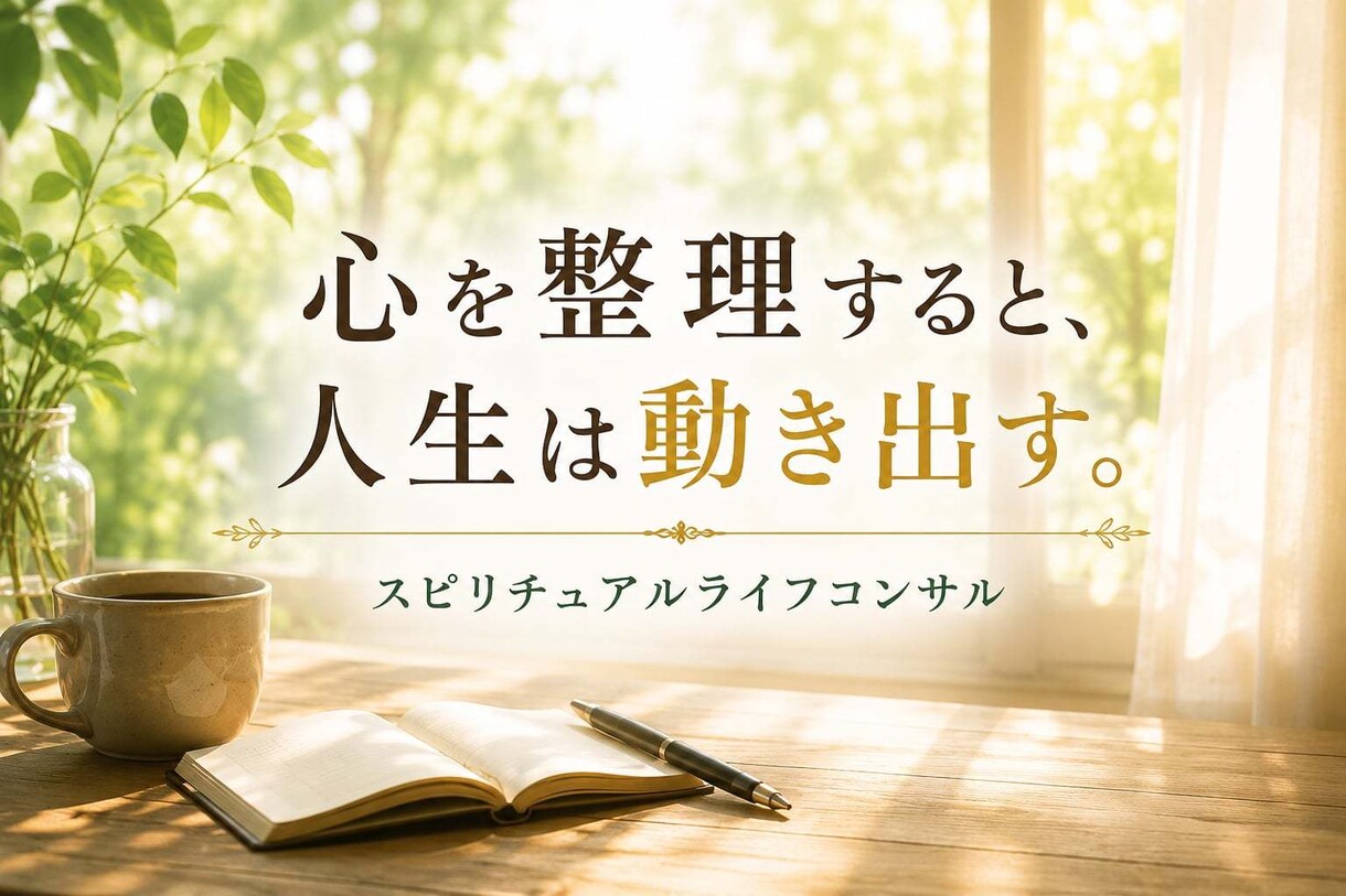 ライフコンサル◆心身を整理し人生を前に進めます 【幸せになる生き方のお手伝い】悩みを整理し、無駄なく再構築！ イメージ3