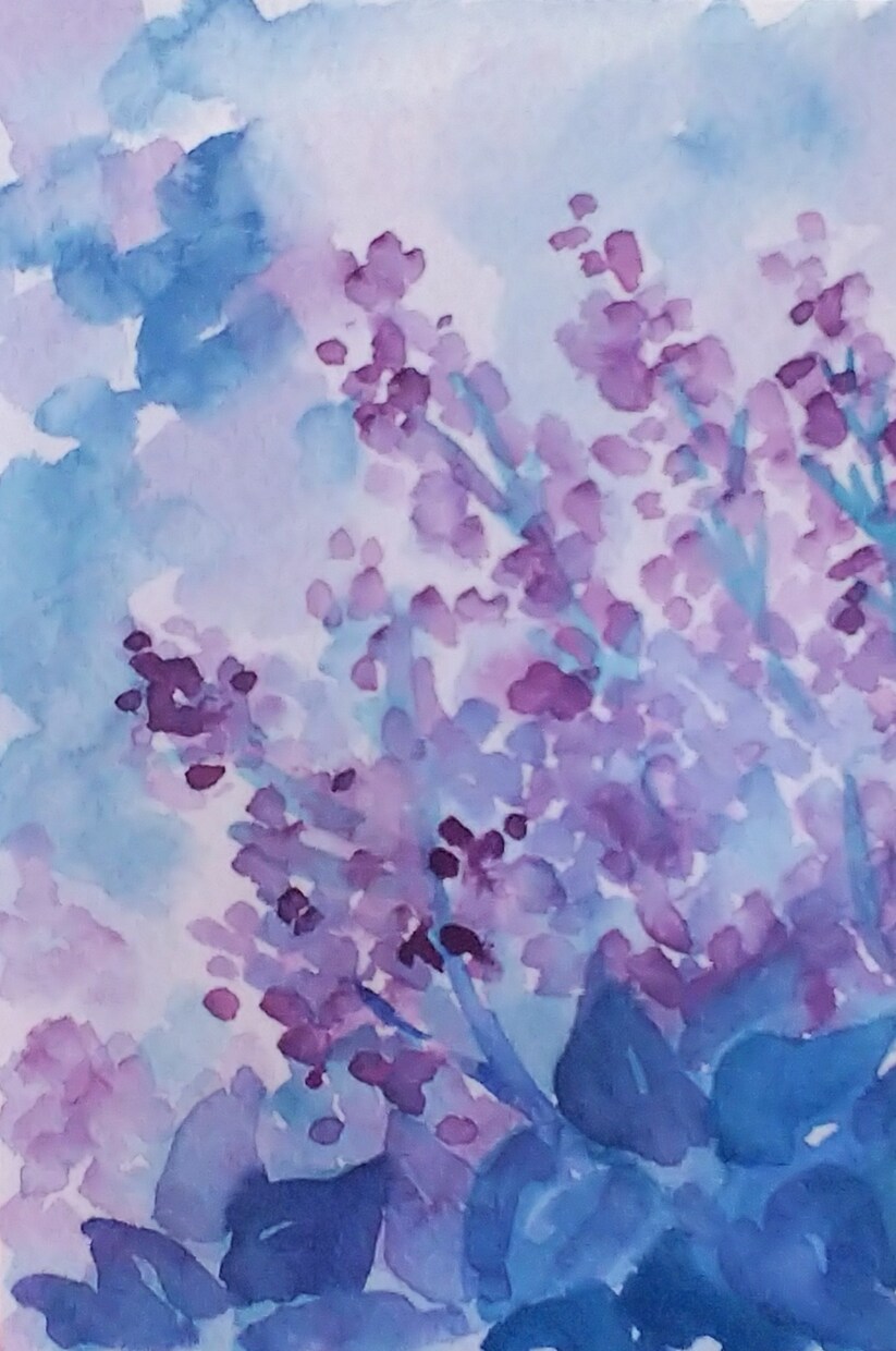 お花の絵お描きします メッセージカードやお部屋のインテリアに！水彩画の一枚絵を イメージ1