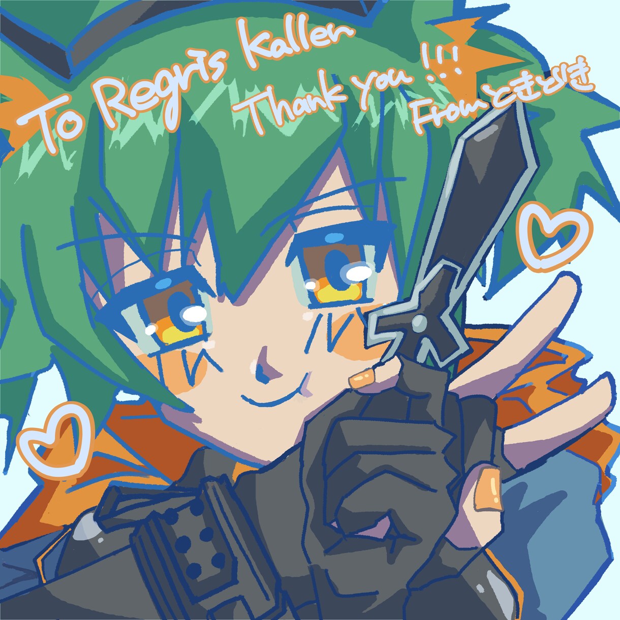 アイコンイラストを描きます キャッチーな雰囲気のお顔を描かせていただきます。 イメージ1