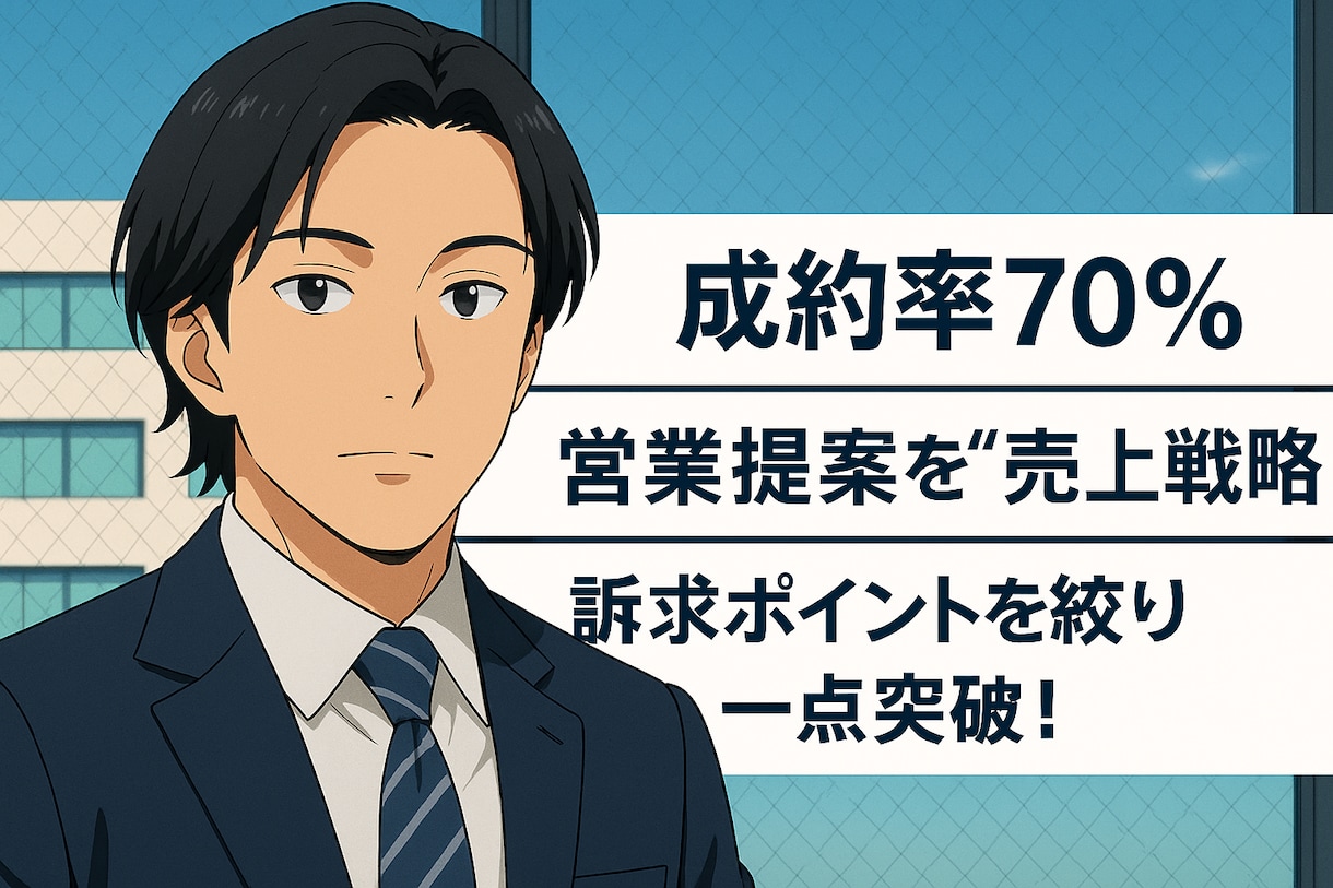 提案資料プレゼン資料をプロの視点で構成します。ます 提案の質＝契約率！“伝わる”資料を構成・作成いたします。 イメージ1