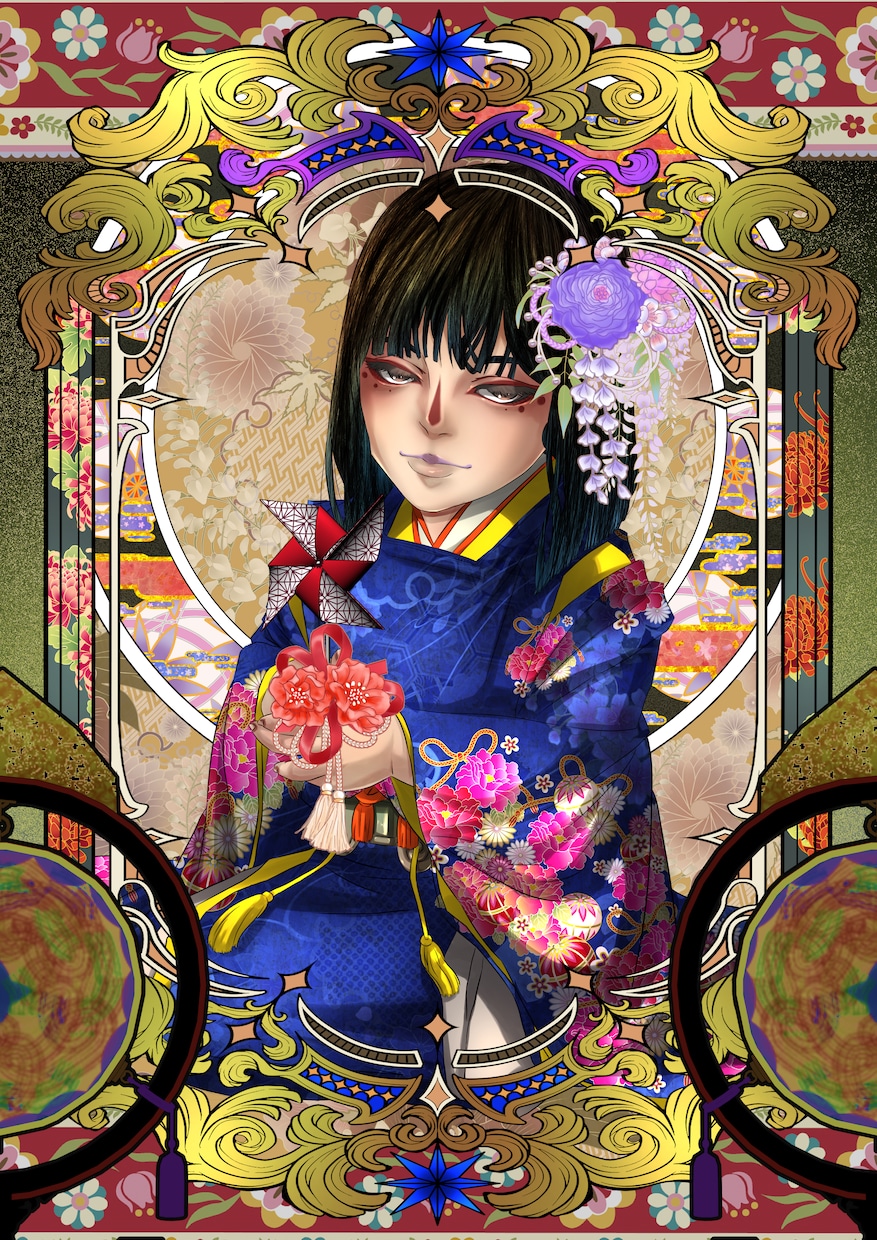 派手なイラスト描きます ハッ目を引くような映えるイラストはいかがでしょうか？ イメージ5