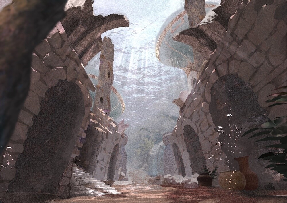 幻想風景・背景イラスト・コンセプトアート制作します ファンタジーやSF、屋内外対応の背景・環境アート制作します。 イメージ1