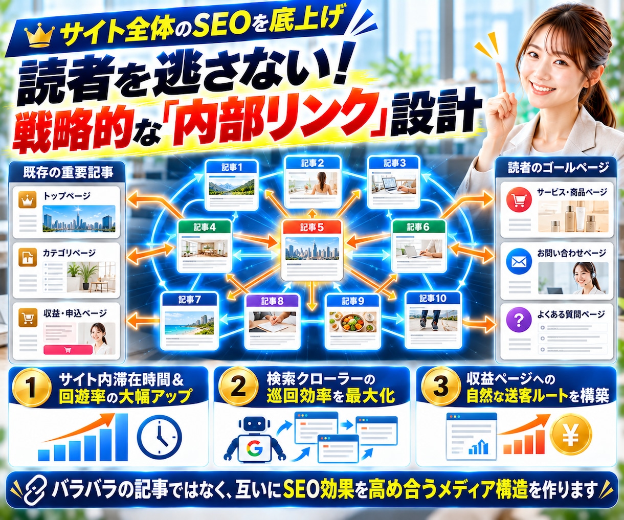 フル装備のSEO記事作成！10記事を完全入稿します 全オプション込みのフルパッケージ！KW選定から画像・公開まで イメージ8