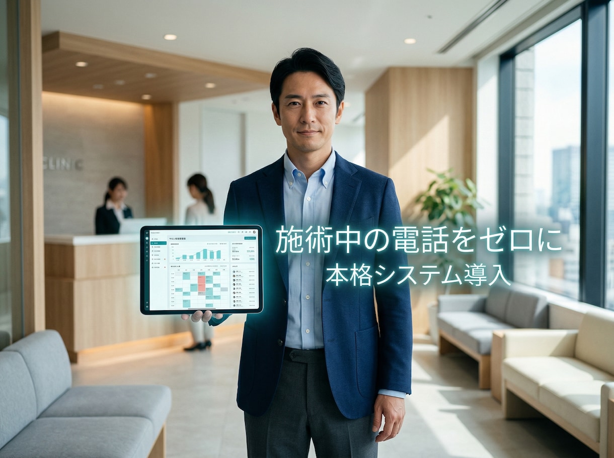 LINE×Webでサロン・整骨院システム構築します 顧客はLINE予約、店舗はWebカルテ。業務を劇的に改善 イメージ3