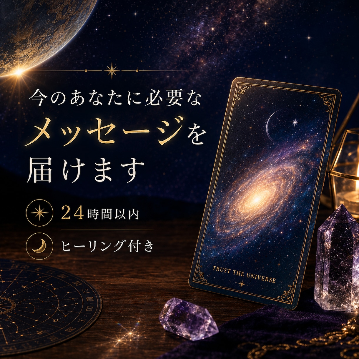24h以内☆あなたに必要なメッセージをお伝えします オラクルカード1枚引き|高次元のメッセージ&ヒントをお届け イメージ3