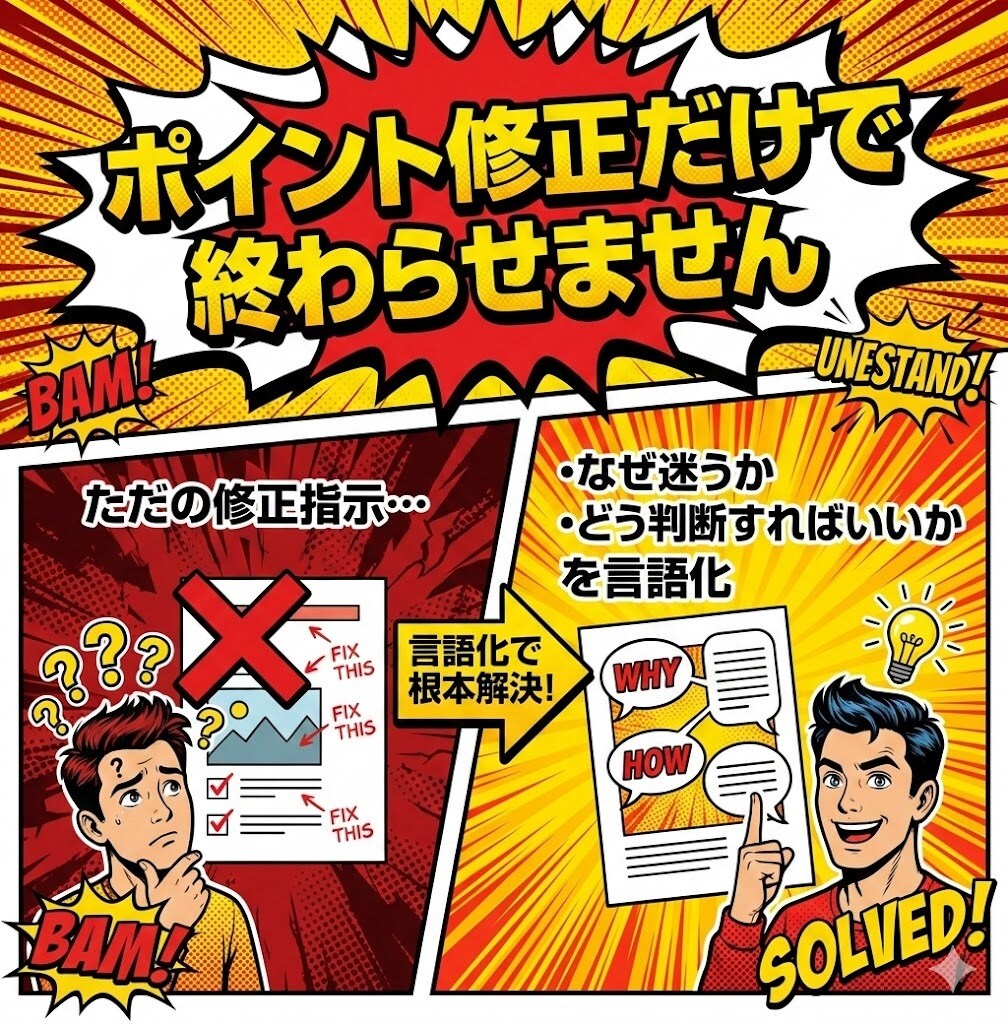 迷って止まる人のためのデザイン添削します 11年の実績で整える。売る前に必要な「デザインの構造」を添削 イメージ8